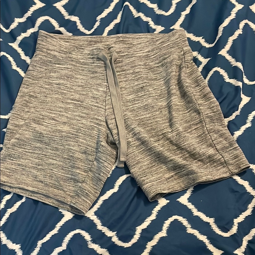 Justice Heather Gray Knit Shorts